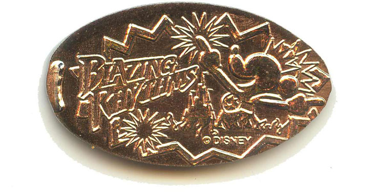 Tokyo Disneyland Medal or Pressed Penny Close-up
