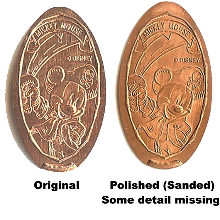 Tokyo Disneyland Medal or Pressed Penny Close-up