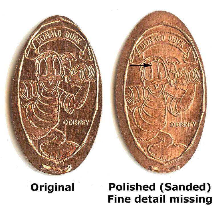 Tokyo Disneyland Medal or Pressed Penny Close-up