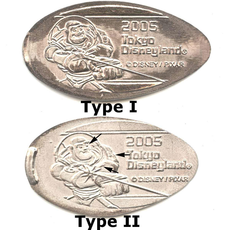 Tokyo Disneyland Medal or Pressed Penny Close-up