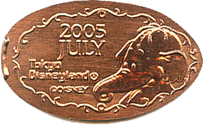 The First Tokyo Disneyland Coin of the Month.