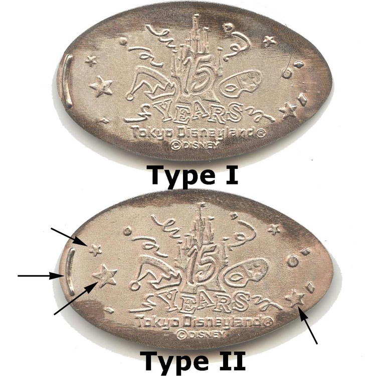 Tokyo Disneyland Medal or Pressed Penny Close-up