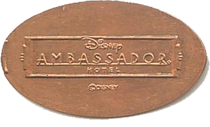 The first Resort prototype coin, the TDRP01. This coin is way hard to find, but you can see it here at ParkPennies!.
