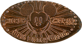 Walt Disney World Early Mickey Rays Rays Pressed Coin