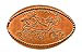 Disneyland Paris elongated  pressed penny coin image.