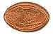  Disneyland Paris elongated  pressed penny coin image.