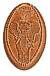  Disneyland Paris elongated  pressed penny coin image.