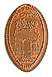  Disneyland Paris elongated  pressed penny coin image.
