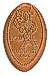  Disneyland Paris elongated  pressed penny coin image.