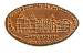  Disneyland Paris elongated  pressed penny coin image.