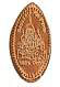  Disneyland Paris elongated  pressed penny coin image.