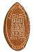  Disneyland Paris elongated  pressed penny coin image.