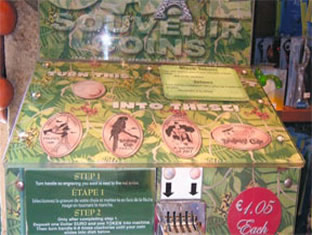RFC elongated coin machine, DLRP