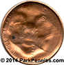 Mickey Mouse Pressed Penny by Adam Cool reverse