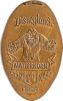 Materhorn Disneyland pressed penny... just right! :-)