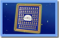 Last Chance Prize pressed framed penny collection.