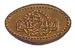 Disneyland pressed penny picture.