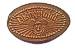 Disneyland pressed penny picture.