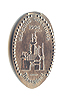 Disneyland pressed penny picture. Click to Zoom.