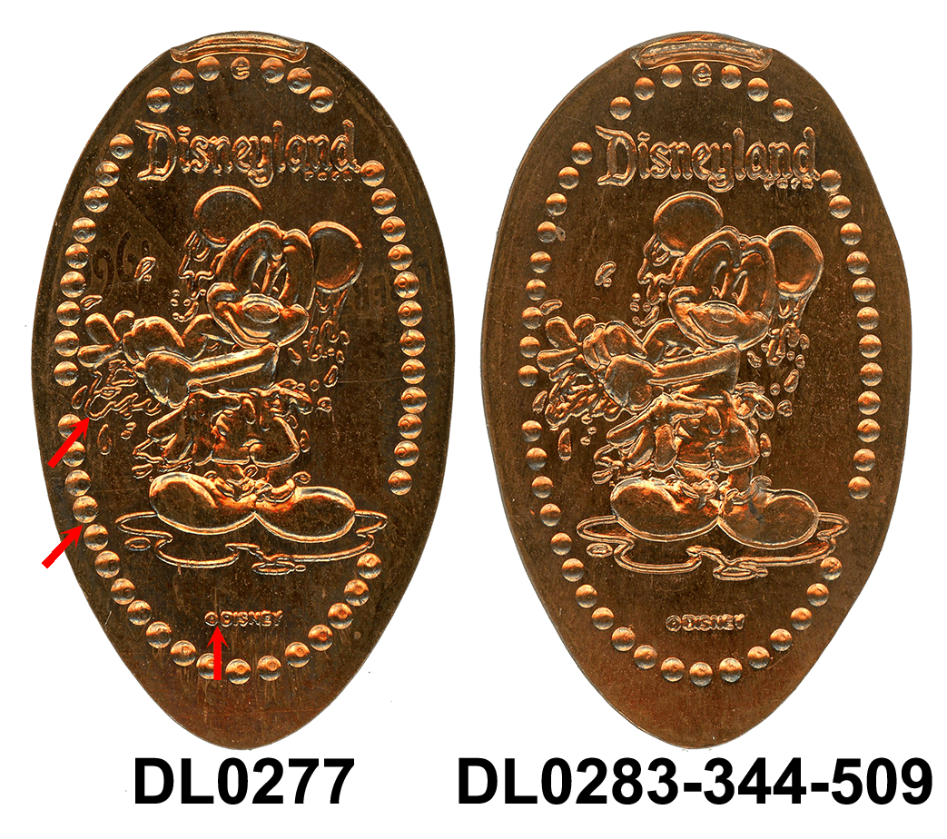 Yes, click to open a LARGER image of the DL0277 / DL0283 obverse coin die pennies Yes, click to open a LARGER image of the DL0277 / DL0283 obverse coin die pennies