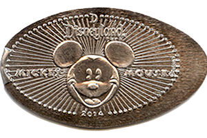2014 Mickey Mouse Rays pressed nickel