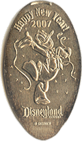 DL0385 Happy New Year Donald pressed nickel