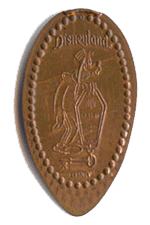 Disneyland's DN0033 prototype pressed penny