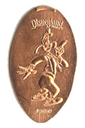 DL0371 Disneyland Pressed Penny, Goofy