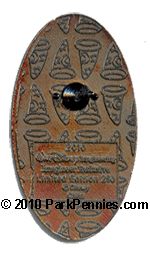Example of pin back from WDI pressed penny pin series