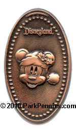 WDI pressed penny pin Santa Mickey