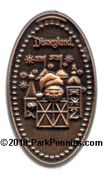 WDI pressed penny pin Small World