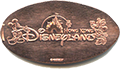 Hong Kong Disneyland pressed coin.