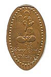 Picture of Disney pressed penny.