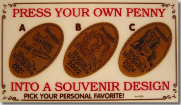 Stretched Penny Marquee Magical Milestones 2001