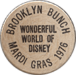 1976 tribute to Wonderful World of DISNEY Throw / wooden nickel