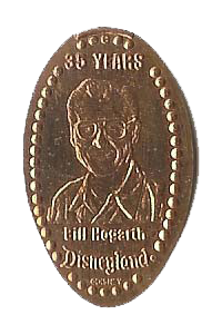 Bill Hogarth pressed penny