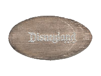 CM0022r-24r DISNEYLAND ® PARK elongated coin reverse. 