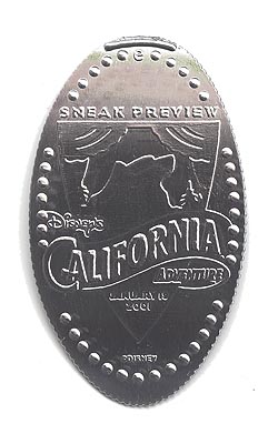CM0009 Disney's California Adventure Sneak Preview coin 