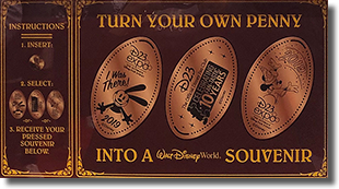 2019 D23 Expo pressed penny machine marquee.