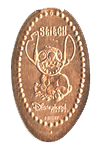 CA0037 Retired Stitch stretched penny. 
