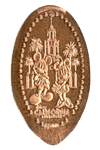 CA0160 MINNIE AND MICKEY MOUSE AT CARTHAY THEATER / CIRCLE Pressed Penny. 