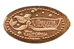 CA0166 The Little Mermaid, Ariel's Undersea Adventure pressed penny.