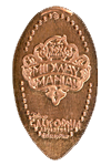 CA0167 Midway Mania pressed penny.