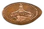 CA0168 Retired Kermit & Muppet Vision 3D Muppets Pressed Penny.
