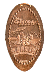 CA0185 Pilot Mickey Mouse pressed penny. 