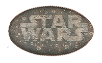 CA0223-225r Disney California Adventure Star Wars pressed quarter reverse. 