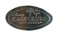 CA0244 DISNEY CALIFORNIA ADVENTURE pressed nickel stampback