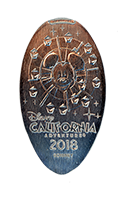 CA0248 2018 Mickey Fun Wheel DISNEY CALIFORNIA ADVENTURE™ pressed nickel. 