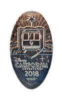 CA0249 2018 Trolley DISNEY CALIFORNIA ADVENTURE™ pressed nickel. 