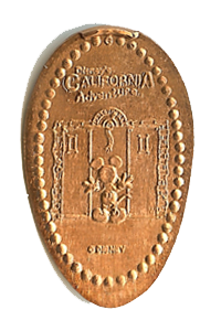 Hollywood Tower of Terror on-stage coin